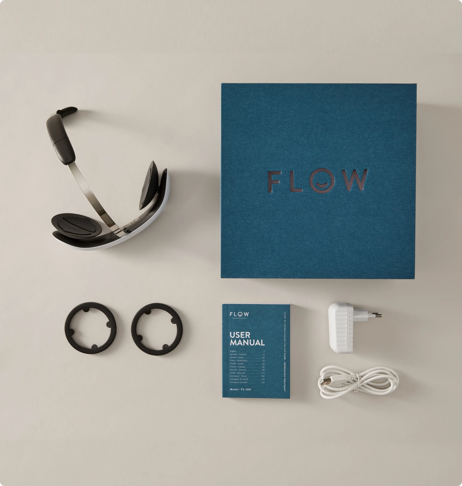 Flow tDCS headset